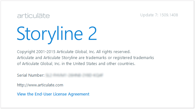 How To Find Your Articulate Storyline Version Details Articulate Support